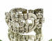 Bracelet Bracelet Art-Déco Or blanc Diamants,. 58 Facettes