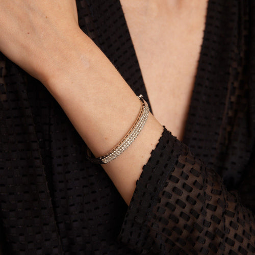 Bracelet Bracelet Or Gris, diamants 58 Facettes