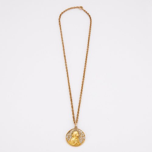 Collier Pendentif sur chaîne Vierge 58 Facettes LOWO06