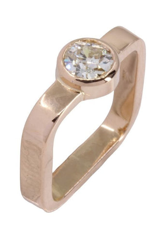 Bague 43 Bague solitaire Or et Diamant 58 Facettes 076121