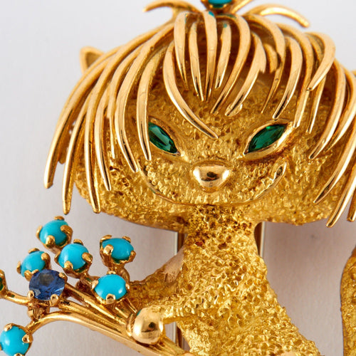 Broche Broche Chat 58 Facettes 2.173