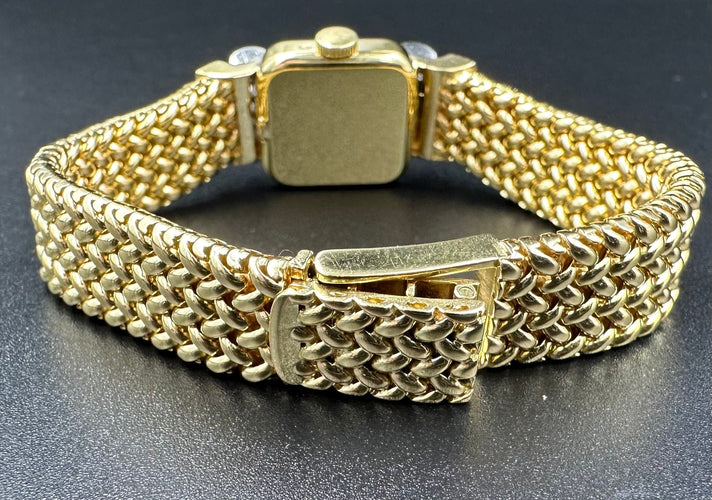 Montre OMEGA - Montre vintage 1950, or et diamants 58 Facettes