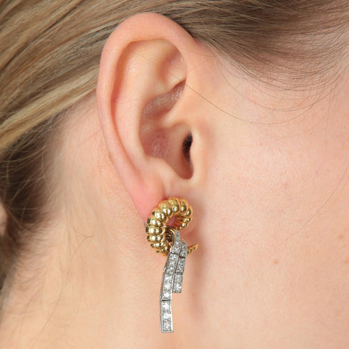 Boucles d'oreilles Boucles d'oreilles Coquillage Diamants 58 Facettes