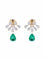 Boucles d'oreilles Boucles d'oreilles Emeraudes Diamants 58 Facettes