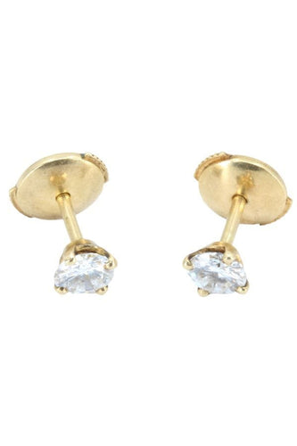 Boucles d'oreilles CLOUS DIAMANTS 0.35 CARAT 58 Facettes 053761