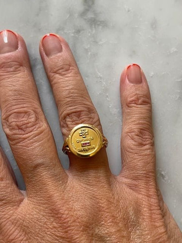 Bague 56 Bague d'amour en coeur de la maison Augis 58 Facettes