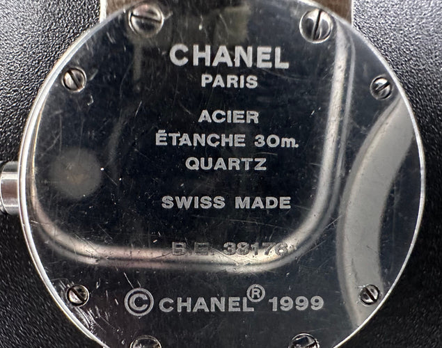 Montre CHANEL. Collection « La Ronde », montre de dame acier 58 Facettes