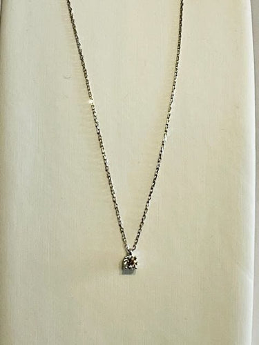 Collier Collier diamant, or blanc 58 Facettes