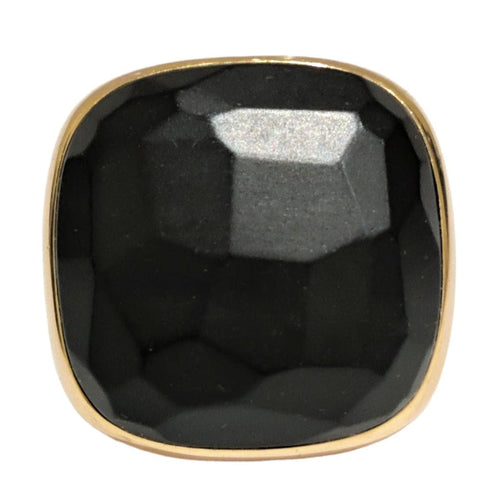 Bague 51 POMELLATO - Bague "Victoria" or rose Jais 58 Facettes 1-1310/1