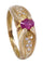 Bague 54 BAGUE RUBIS ET DIAMANTS 58 Facettes 074321