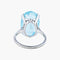 Bague 55 Bague Topaze bleue 58 Facettes