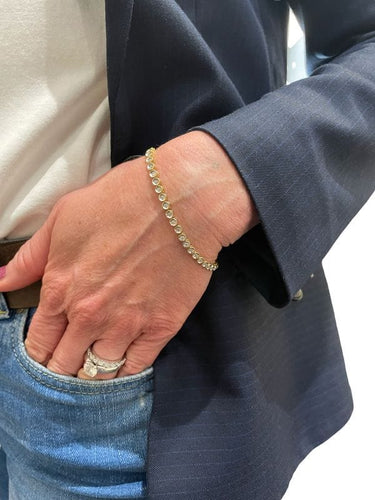 Bracelet BRACELET LIGNE DIAMANTS 58 Facettes 050781