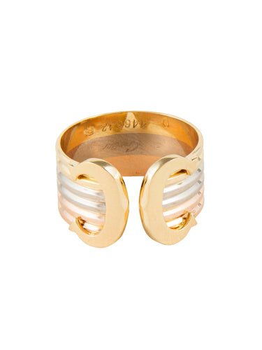 Bague 54 Bague "Double C" de Cartier 58 Facettes