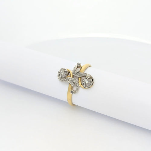 Bague 54 Bague 2 ors et diamants 58 Facettes 27193