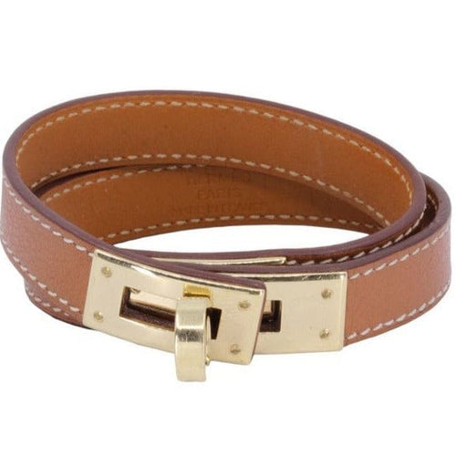 Bracelet Hermès - Bracelet "KELLY" double tour 58 Facettes 062941