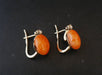 Boucles d'oreilles Boucles d'Oreilles Corail Peau d'Ange Et Perle 58 Facettes 789301