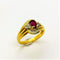 Bague 57.5 Bague Rubis et Diamants Or jaune 58 Facettes 20400000607