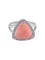 Bague 52 Bague Corail Peau d'Ange 58 Facettes