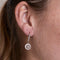 Boucles d'oreilles Paire de dormeuses diamants 58 Facettes
