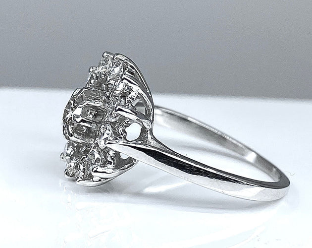 Bague 52 Bague Marguerite Diamants 58 Facettes AB161