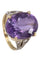 Bague 49 BAGUE ANCIENNE AMÉTHYSTE ET DIAMANTS 58 Facettes 068531