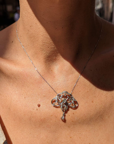 Collier Collier 2 Ors & diamants 58 Facettes