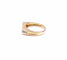 Bague 56 Bague jonc, or jaune, diamants 58 Facettes RA-452/6