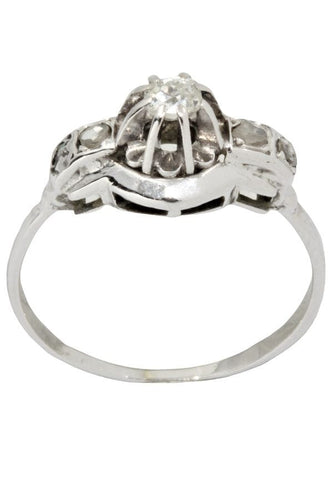 Bague SOLITAIRE ANCIEN DIAMANT 0.20 CARAT 58 Facettes 044861