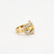 Bague 50 Bague fer à cheval, en Or jaune, diamants 58 Facettes