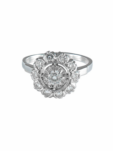 Bague Bague Marguerite Diamants 58 Facettes