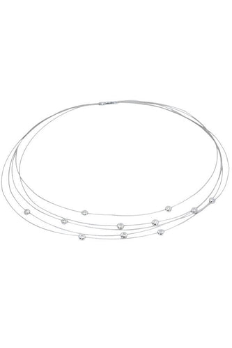 Collier COLLIER MODERNE  MULTI RANGS DIAMANTS 58 Facettes 048661