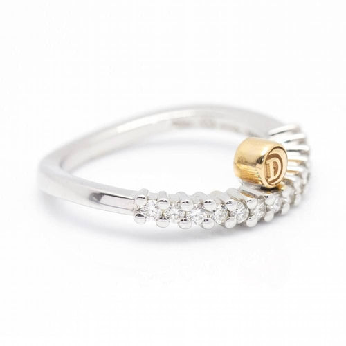Bague 52 DAMIANI - Bague en or bicolore et diamants 58 Facettes D360528FJ