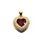 Pendentif PENDENTIF COEUR RUBIS DIAMANTS 58 Facettes 3334