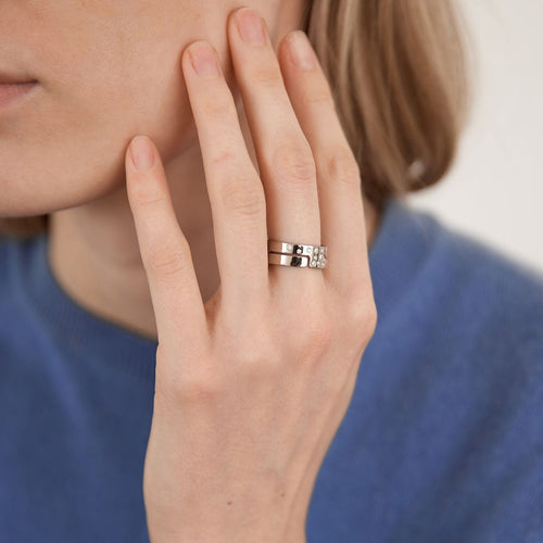 Bague 54 DINH VAN - bague Seventies Diamants 58 Facettes