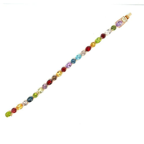 Bracelet Bracelet pierres multicolores 58 Facettes