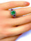 Bague 52 Bague émeraude rubis diamants 58 Facettes AB249