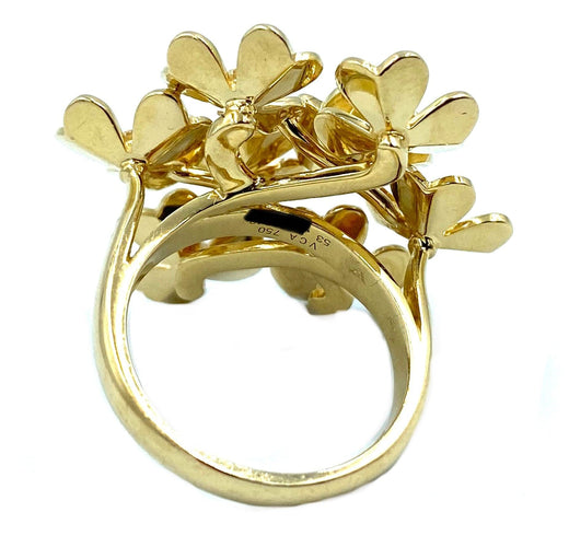 Bague Bague VAN CLEEF & ARPELS "Frivole" or jaune et diamants 58 Facettes