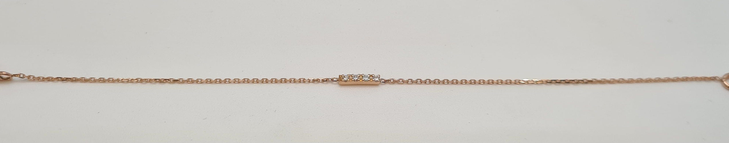 Bracelet Bracelet en Or rose, diamants 58 Facettes