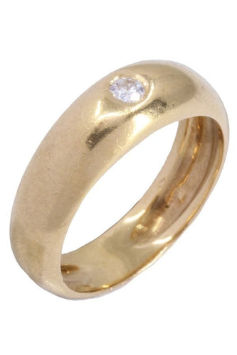 Bague 52 Bague jonc Anglais Or jaune Diamant 58 Facettes 082001