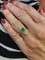 Bague 53 BAGUE MARQUISE ÉMERAUDE ET DIAMANTS 58 Facettes 071511
