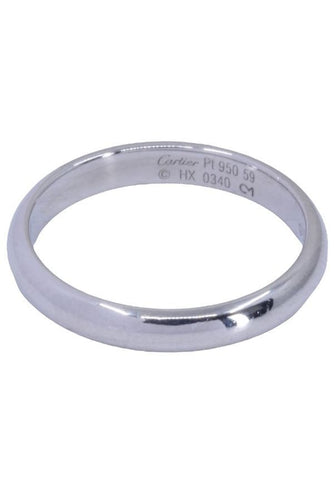 Bague 59 CARTIER - alliance 1895 58 Facettes 079441