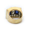 Bague 57 Bague Tank Saphirs Diamants 58 Facettes