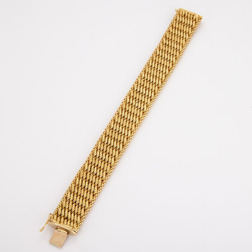 Bracelet Bracelet manchette, or jaune 58 Facettes 3196