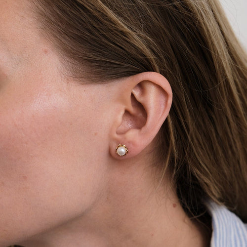 Boucles d'oreilles Boucles d'oreilles en Or jaune & perle 58 Facettes