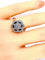 Bague 52 Bague Or jaune et Or blanc Saphirs et Diamants 58 Facettes AB219