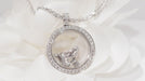 Collier Chopard - collier "happy Diamonds" en or blanc et diamants 58 Facettes 32004