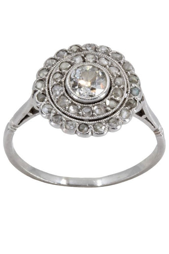 Bague BAGUE DIAMANTS ART-DÉCO 58 Facettes 060441