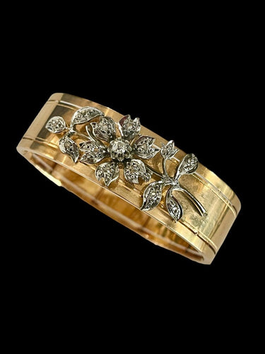 Bracelet Bracelet Jonc Diamants Napoléon III 58 Facettes 1161380