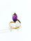 Bague 56 Bague Améthyste et or rose 58 Facettes