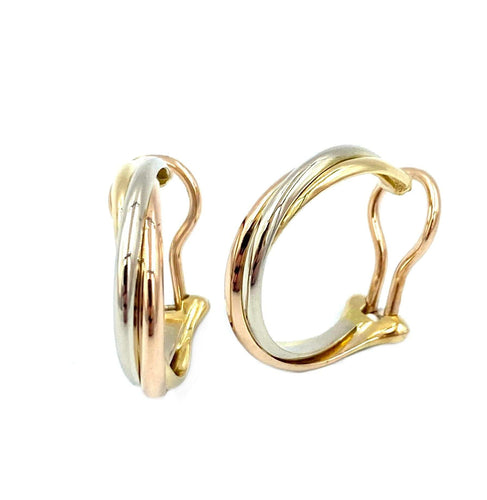 Boucles d'oreilles CARTIER. Collection Trinity, boucles d’oreilles or 58 Facettes